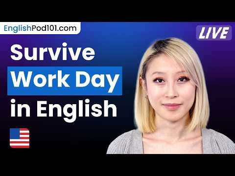 The First Day at Work in English