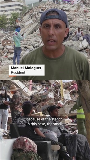 Venezuelans battle flies, stench to recover quake bodies