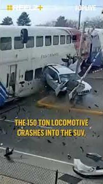 Caught on Camera: SUV Slammed by Train in Utah