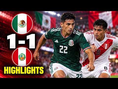 Mexico vs Peru 1 1 Highlights & Recap International Friendly 2026