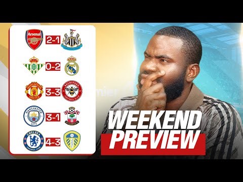 Arsenal Has To Beat Newcastle! | WEEKEND PREDICTIONS!