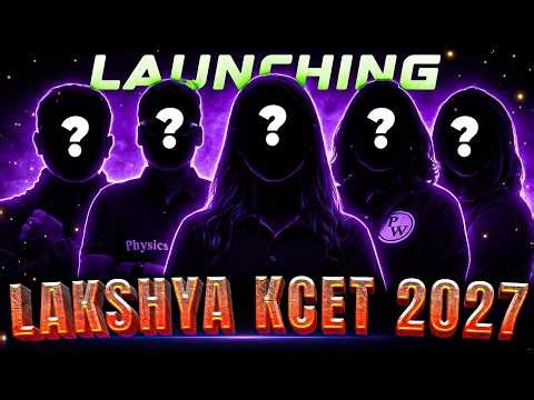 Launching Lakshya KCET 2027 🔥 | The Ultimate KCET Journey Begins 🚀 #kcet2027