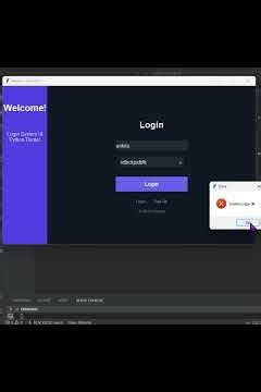 Python Input Fields UI 💻 | Simple Form Design in Python #shorts