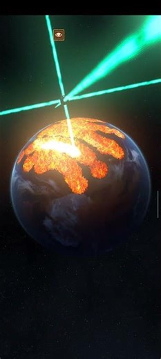 Destroying a planet using ANCIENT PROBE (3D SIMULATION)