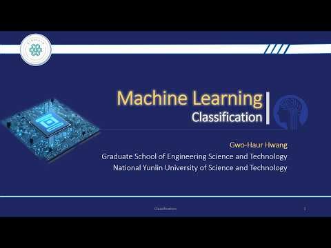 Machine Learning 07 Classification