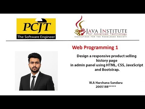 E-Shop Project | Task 49 | Web Programming 01 | Java Institute