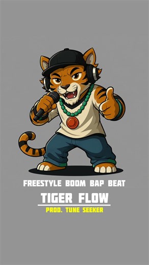 Freestyle Rap Beat - TIGER FLOW | Hard Boom Bap Type Beat | Hip Hop Instrumental