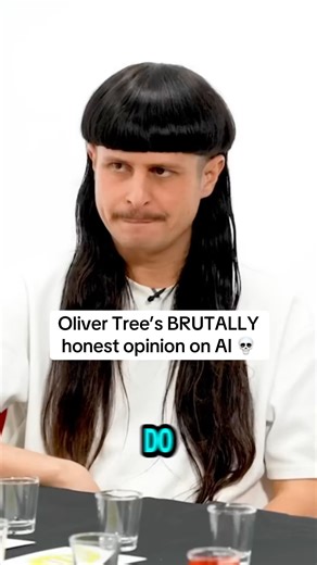 Oliver Tree Clips on Instagram: "Do you think musicians will get replaced by AI? #olivertree #interview #instagramreels"