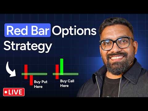 🔴 Live | Options Trading Using Red Bar Trading Strategy | With Dr. Devendra
