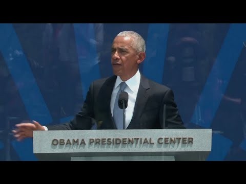 Barack Obama speaks at presidential center opening: Full speech