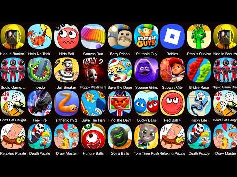 Poppy Playtime 5,Draw Master,Spranky Survival,Hide Ball,Relaxing Puzzle: Tricky Story,Hungry Balls