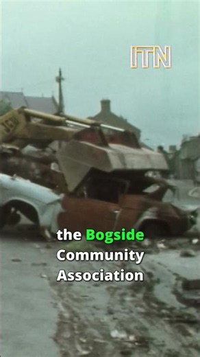 Rare Footage of Provisional IRA Commander Martin McGuinness on Streets of Derry (1972)