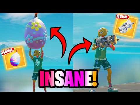 Two NEW Guns (Easter Egg Bomb & Tornado P90 ) in 1vs1 with every gun Fortnite