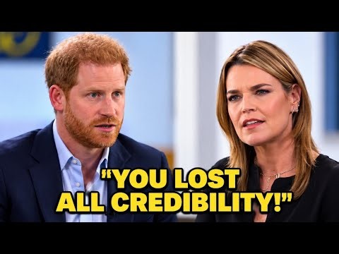 Savannah Guthrie CONFRONTS Prince Harry: “You Lost All Credibility!” | Explosive TV Moment