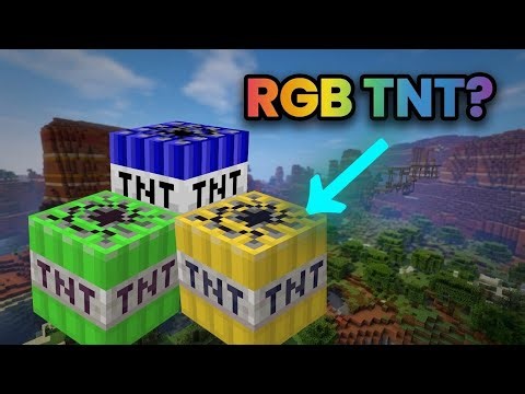 I TRIED THE RGB TNT EXPLOSION IN MINECRAFT 🌈💥