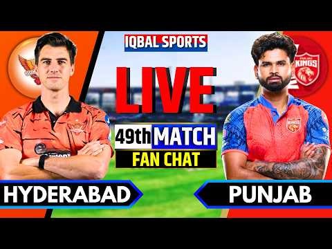 🔴Hyderabad vs Punjab Live Match, IPL 2026 Fan Chat | SRH vs PBKS Live | Live Cricket Match Today