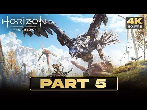 HORIZON ZERO DAWN Full Gameplay Walkthrough PART 5 No Commentary (4K 60FPS)