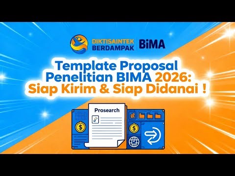 BIMA 2026 Research Proposal Template: Ready to Submit & Ready to Get Funded!
