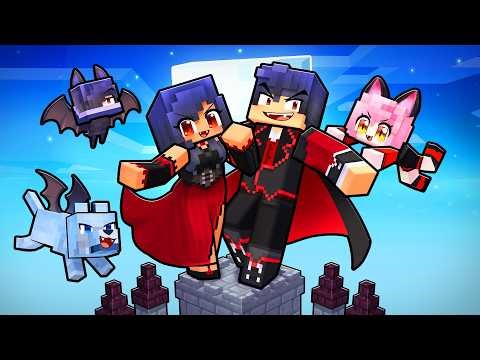 Becoming a VAMPIRE FAMILY on ONE BLOCK!