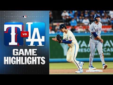 Rangers vs. Dodgers Game Highlights (4/11/26) | MLB Highlights