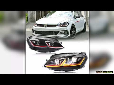 LED Headlights for Volkswagen VW Golf VII Golf MK7 TSI TDI 20122017 Dynamic Front Lamps Assembly No