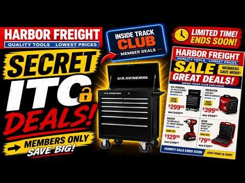 Harbor Freight July Inside Track Club Deals | BEST ITC Member-Only Discounts, Save Big NOW!