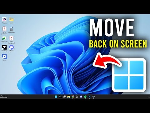 How To Move Window That Is Off Screen - Get Back On