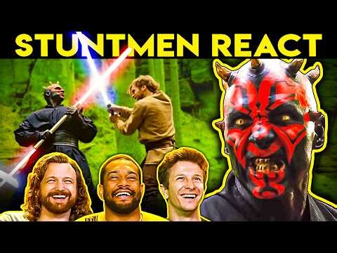 Stuntmen React to Bad & Great Hollywood Stunts 46