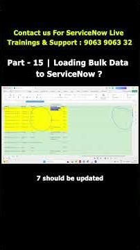 Part - 15 | Loading Bulk Data to ServiceNow