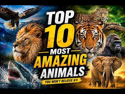 10 Most Beautiful Animals on Earth | Rare & Stunning Wildlife