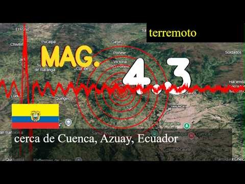 😱🚨 Terremoto cerca de Cuenca, Azuay, Ecuador actualizaciones en vivo hoy: un temblor de magnitud 4,