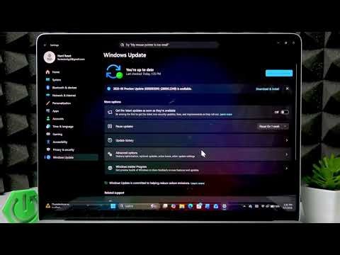 MICROSOFT Surface Laptop 8 – How to Update Windows