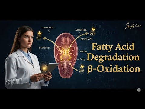 Fatty Acid Degradation | β-Oxidation for Exams & Concepts