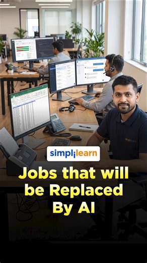 3 Jobs AI Could Replace by 2027 | Jobs at Risk Due to Artificial Intelligence | Simplilearn
