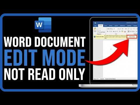 How to Open Word Document in Edit Mode Not Read Only: Step by Step Guide