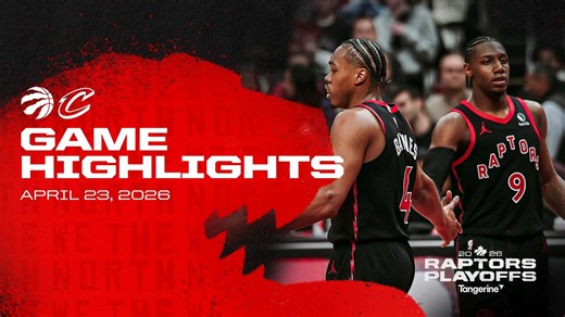 Playoffs Raptors vs Cavaliers Game Highlights RD1 GM3 - April 23, 2026