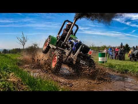 Slammed Into the Mud! 4x4 Tractors Battle in Extreme Off-Road Chaos