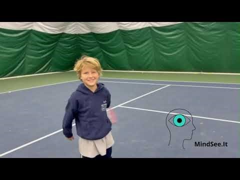 What Happens When You Play Tennis Blindfolded?