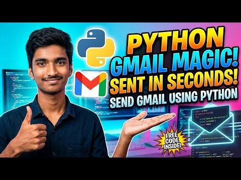 Send Gmail using Python! (Fast & Secure Method) | Build with Bava