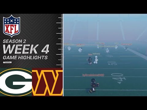 XFL S2 Week 4 | Green Bay Packers (1-2) @ Washington Commanders (2-1) | Roblox Football Highlights
