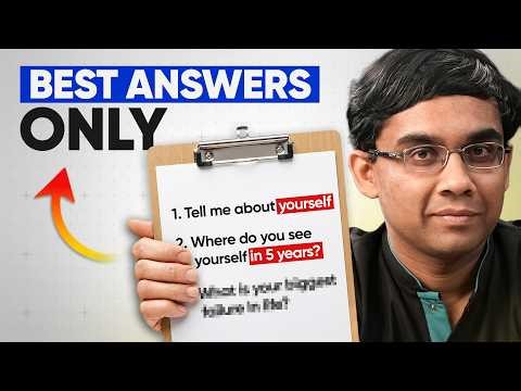 The Right Way to Answer Common Interview Questions | Sandeep Das