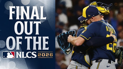 FULL FINAL AT-BAT: The out that sent the Milwaukee Brewers to the WORLD SERIES! 👀
