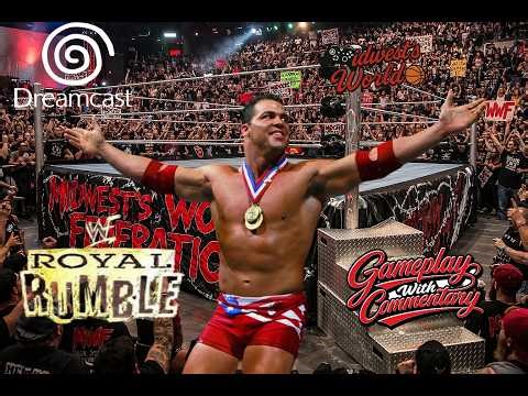 WWF Royal Rumble |Dreamcast| Kurt Angle Gameplay