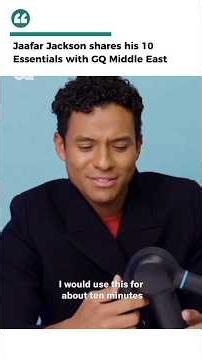 Jaafar Jackson Shares His 10 Essentials with GQ Middle East