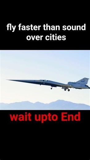 NASA X-59: The Supersonic Jet #nasa #facts #shorts #physics #spacex