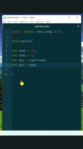 Arithmetic Operations Multiplication and Division in Java #chatgpt #coding 💯