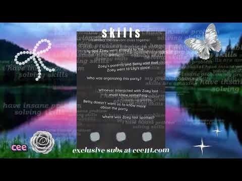 insane problem solving skills ♡ solutions appear instantly