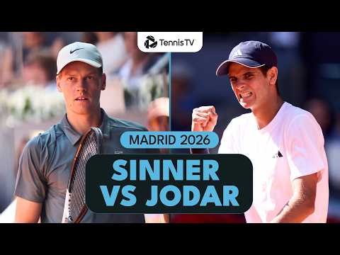 Jannik Sinner vs Rafael Jodar Entertaining First Meeting 🍿 | Madrid 2026 Highlights