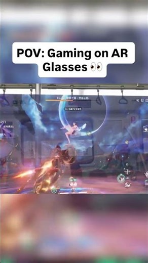 Trying Gaming On AR Smart Glasses #Shorts