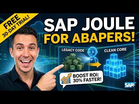 Get SAP Joule for FREE & Learn ABAP Cloud! 🚀